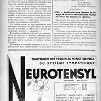 0751 - Page 752-LXX - Correspondance. Questions diverses. Assurance automobile / Application aux femmes de ménage de la loi sur les allocations familiales et sur les assurances sociales