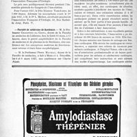 0761 - Page 762-VIII - Dernières nouvelles. Prix Étienne Taesch / Faculté de médecine de Bordeaux / Association amicale des cardiaques