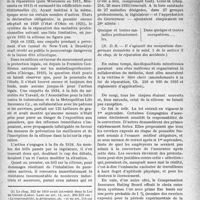 0804 - Page 805 - Partie professionnelle, Hygiène, Assistance, Mutualité, Intérêts corporatifs, Variétés. Bulletin de l’Actualité. L’hygiène industrielle et la réparation des maladies professionnelles (et de la silicose) à New York et dans des états américains voisins. La silicose pulmonaire. L’Illinois / New-York