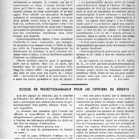 0815 - Page 816 - Partie professionnelle, Hygiène, Assistance, Mutualité, Intérêts corporatifs, Variétés. Bulletin de l’Actualité. Comment on prend soin des parlementaires en Amérique. Souvenirs de débuts / Écoles de perfectionnement pour les officiers de réserve