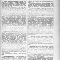 0818 - Page 819 - Partie professionnelle, Hygiène, Assistance, Mutualité, Intérêts corporatifs, Variétés. Faculté de médecine de Paris. Enseignement et actes de la Faculté