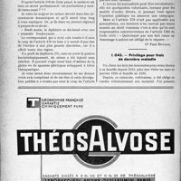 0821 - Page 822-LXIV - Correspondance. Questions diverses. Les journalistes et le secret professionnel / Privilège pour frais de dernière maladie