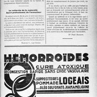 0824 - Page LXVII-825 - Correspondance. Questions diverses. Application de la loi sur les allocations familiales au chauffeur d’un médecin / La recherche de la maternité. Secret professionnel de l’accoucheur