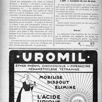 0825 - Page 826-LXVIII - Correspondance. Application des tarifs d’honoraires. A propos du repérage sous écran, après radiographie en cas de corps étranger / Luxation du coup de pied