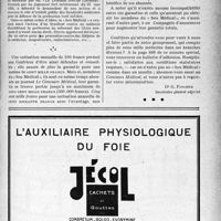 0836 - Page VII-837 - Ligue médicale de défense professionnelle, « Le Sou Médical ». «La crainte du Sou est le commencement de la… probité». Affaires syndicales