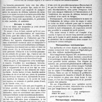 0852 - Page 851 - Partie scientifique. Travaux originaux. État actuel du traitement de la broncho-pneumonie du nourrisson, par M. Georges Schreiber. Erreurs à éviter / Thérapeutique antithermique / Thérapeutique antiinfectieuse