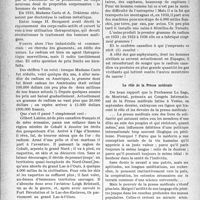 0871 - Page 870 - Partie professionnelle, Hygiène, Assistance, Mutualité, Intérêts corporatifs, Variétés. L’actualité professionnelle. La Presse et les Sociétés. Le radium, métal Français / Le rôle de la Presse médicale