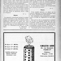 0884 - Page XLI-883 - Correspondance. Fiscalité. Amortissement de l’appareillage professionnel / Accidents. La synovite crépitante des tendons est-elle un accident du travail ?