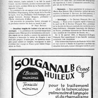 0895 - Page 894-X - Dernières nouvelles. Société médicale du Luxembourg / Le deuxième dîner des hospitaliers Lyonnais / Hôpitaux de Tunis / Naissance / Nécrologie [Docteurs français Hue, L. - Hilaire-Nermord]