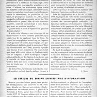 0901 - Page 900 - Propos du jour. La crise médicale. Vers la solution du problème [J. Noir] / Les erreurs du bureau universitaire d'informations
