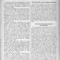 0912 - Page 911 - Partie scientifique. Travaux originaux. Extraction des corps étrangers de la cornée, par Étienne Ginestous. Extraction des corps étrangers pénétrants / Extraction des corps étrangers non-pénétrants