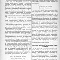 0921 - Page 920 - Partie scientifique. L’actualité scientifique. Les Sociétés Savantes. Paris. Société médicale des hôpitaux de Paris. Accidents nerveux graves et troubles profonds de la glycorégulation chez l’enfant, (11-12-36) / Société de médecine de Paris. Séance du 28 novembre 1936