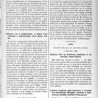 0922 - Page 921 - Partie scientifique. L’actualité scientifique. Les Sociétés Savantes. Paris. Société des chirurgiens dé Paris. Séance du 4 décembre1935 / Séance du8janvier 1937 / Lille. Société médicale et anatomo-clinique. 8 Décembre 1936