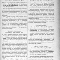 0924 - Page 923 - Partie scientifique. L’actualité scientifique. Les Livres. Physiologie générale des articulations à l’état normal et pathologique, par A. Policard, Masson et Cie, éditeurs, Paris / Pour maman et pour bébé, Dr Georges Martini, Éditions du Foyer familial, Pierre Maury / Pronostic et tempérament, par Dr Franck Tissot, Vigot frères, éditeurs, Paris (VIe) 1935 / Acquisitions nouvelles dans le domaine de la blennorragie, par Dr G. Franck, Amédée Legrand, éditeur, Paris (VIe)