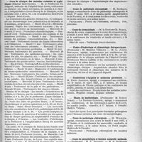 0942 - Page 941 - Partie professionnelle, Hygiène, Assistance, Mutualité, Intérêts corporatifs, Variétés. Faculté de médecine de Paris. Enseignement et actes de la Faculté