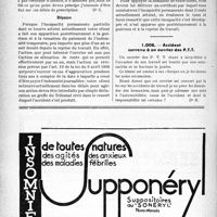 0953 - Page 952-LXIV - Correspondance. Accidents. Révision d’un accident du travail / Accident survenu à un ouvrier des P. T. T