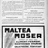 0964 - Page XI-963 - A travers l’officiel. Service de santé militaire / Enseignement de la médecine / Assurances sociales / Hygiène publique / Infirmières et sages-femmes coloniales