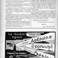 0967 - Page 966-XIV - A travers l’officiel. Fédération corporative des médecins de la région Parisienne. Contre l'application de la semaine de 40 heures dans les laboratoires d’analyses médicales