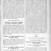 0988 - Page 987 - Partie scientifique. L'actualité scientifique. Les Sociétés Savantes. Paris. Société des chirurgiens de Paris. Séance du 8 janvier 1937 / Séance du 22 janvier 1937 / Lille. Société médicale et anatomo-clinique. Séance du mardi 8 décembre 1936