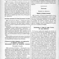 0989 - Page 988 - Partie scientifique. L'actualité scientifique. Les Sociétés Savantes. Lille. Société médicale et anatomo-clinique. Séance du mardi 8 décembre 1936 / Toulouse. Société de médecine. Maladie de Hodgkin familiale / Contribution à l’étude du mode d’action des eaux sulfureuses