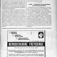 1012 - Page LV-1011 - Correspondance. Assurances sociales. Droits d’une assurée sociale qui, malade, continue à travailler / Cotisations des domestiques aux Assurances sociales