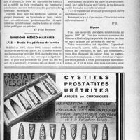 1018 - Page LXI-1017 - Correspondance. Droit syndical. Les syndicats médicaux peuvent-ils défendre leurs droits contre l’État, les départements ou les communes ? / Questions médico-militaires. Durée des périodes de service
