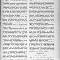 1030 - Page 1029 - Assurances Sociales. Règlement-type d’administration intérieure pour les Caisses primaires d’assurance maladie-maternité. Deuxième partie, Prestations. Section I, Assurance-maladie / Section II, Assurance maternité