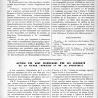 1059 - Page 1058 - Partie scientifique. Travaux originaux. Action des vins marocains sur les microbes de la fièvre typhoïde et de la dysenterie