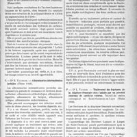 1074 - Page 1073 - Partie scientifique. L’actualité scientifique. Les Thèses. L’hyperpolypeptidémie poste-opératoire, par Dr R. Darmaillacq (Thèse 1936) / Albuminuries intermittentes juvéniles, par Dr R. Tagnard (Thèse 1936) / Les ostéo-arthropathies consécutives aux fractures articulaires, par DrA. Strée (Thèse 1936) / Traitement des fractures de la diaphyse fémorale chez l’adulte par un procédé nouveau de synthèse externe, par Dr L. Vassor (Thèse 1936)