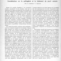 1075 - Page 1074 - Partie scientifique. L’actualité scientifique. Thérapeutique. Considérations sur la pathogénie et le traitement du prurit vulvaire