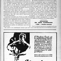1100 - Page LXIII-1099 - Correspondance. Accidents. Accident survenu à un enfant hors de l’école / Application des tarifs d’honoraires. Greffes osseuses
