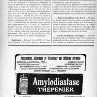 1109 - Page 1108-VIII - Dernières nouvelles. XVIIe Banquet du Syndicat des médecins de la Seine / Hôpital Foch / Conférence / Bruxelles / Mission chirurgicale en U. R. S. S / L’ordre des Médecins en Belgique