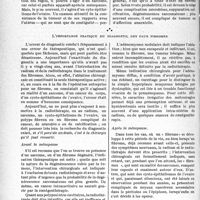 1129 - Page 1128 - Partie scientifique. Travaux originaux. La clinique gynécologique au goût du jour. Attention aux « faux fibromes » ; pour eux les radiations sont dangereuses, d’après le Professeur M. P. Bégoin. Comment les reconnaître. Après la ménopause / L’importance pratique du diagnostic, des faux fibromes