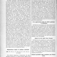 1133 - Page 1132 - Partie scientifique. L’actualité scientifique. Les Sociétés Savantes. Paris. Société médicale des hôpitaux de Paris. Rupture spontanée de l’aorte ascendante chez une syphilitique, (15-1-37) / Hippocratisme digital et amibiase intestinale, (15-1-1937) / Société de médecine de Paris. Cardiogramme avec block de branche disparaissant pendant la compression des globes oculaires, Séance du 8 janvier 1937 / De la gastrectomie dans les ulcères gastriques et duodénaux / Cancer du sein ulcéré chez l’homme / Grossesse gémellaire après irradiation pour fibrome utérin