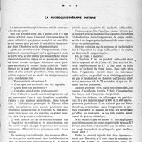 1138 - Page 1137 - Partie scientifique. L’actualité scientifique. Thérapeutique. La microcuriethérapie interne