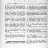 1159 - Page 1158 - Partie professionnelle, Hygiène, Assistance, Mutualité, Intérêts corporatifs, Variétés. Reportage professionnel. Nouvelles et Informations, (Voir les Dernières Nouvelles en tête des " Demi-Colonnes "). Semaine oto-rhino-Iaryngologique / Congrès international du tourisme, du thermalisme et du climatisme