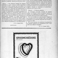 1162 - Page LVII-1161 - A travers l’officiel. Réponses des ministres aux questions des parlementaires. Les plantes médicinales ne peuvent être vendues que dans une officine / Exercice de la médecine par les étrangers naturalisés