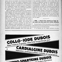 1169 - Page 1168-LXIV - Correspondance. Assurances sociales. Droit aux prestations en cas de grossesse pathologique / Droit d'un assuré au bout de six mois de soins pour une même affection