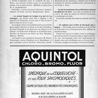 1177 - Page 1176-VIII - Dernières nouvelles. Hôpital Foch / Société suisse de psychiatrie / Le second Congrès de l’enfant à la mer et à la montagne / Le bal de bienfaisance de la Fédération nationale des Médecins du front / Un médecin avec le Père de Foucauld dans le Sahara