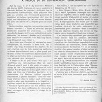 1191 - Page 1190 - Partie scientifique. Travaux originaux. Diagnostic et traitement des calculs de l’uretère, par M. le Professeur Marion / A propos de la cuti-réaction tuberculinique [Dr André Bohn]