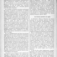 1201 - Page 1200 - Partie scientifique. L'actualité scientifique. La Presse. Un cas d’hypoglycémie extrême d’origine accidentelle [(Le Scalpel, 20 février 1937)] / La radiographie de la vésicule et des gros canaux biliaires au cours de la lithiase biliaire [(Le Journal Médical Français, janvier 1937)] / Les érosions ponctuées des ongles [(Bulletin Médical, 27 février 1937 )]