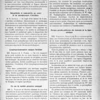 1206 - Page 1205 - Partie scientifique. L'actualité scientifique. Les Sociétés Savante. Toulouse. Société de médecine. Le rhinœdème médicamenteux / Polyarthrite et endocardite au cours de la convalescence d’oreillons / Lymphogranulomatose maligne familiale / Un cas de myélite primitive subaiguë / Myélite aiguë primitive à début foudroyant / Formes pseudo-pottiques des tumeurs de la ligne médiane