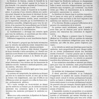 1222 - Page 1221 - partie professionnelle, Hygiène, Assistance, Mutualité, Intérêts corporatifs, Variétés. L’actualité professionnelle. Chronique automobile. Syndicat médical de Cannes. Assemblée générale du 21 janvier 1937