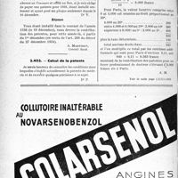 1251 - Page 1250-XIV - Correspondance. Fiscalité. Point de départ de la patente / Calcul de la patente