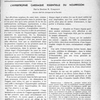 1254 - Page 1253 - Partie scientifique. Travaux originaux. L'hypertrophie cardiaque essentielle du nourrisson, par le Docteur R. Turquety