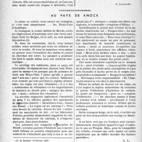 1287 - Page 1286 - Partie professionnelle, Hygiène, Assistance, Mutualité, Intérêts corporatifs, Variétés. Médecine légale. Virus chimiques / Au pays de Knock
