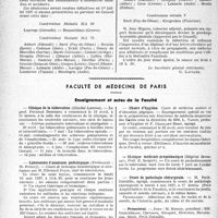 1301 - Page 1300 - Partie professionnelle, Hygiène, Assistance, Mutualité, Intérêts corporatifs, Variétés. Mutualité familiale. Réunion du Conseil d'administration 8 Avril 1937 / Faculté de médecine de Paris. Enseignement et actes de la Faculté