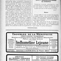 1315 - Page 1314-LXXIV - Correspondance. Assurances sociales. Droit aux prestations après une Interruption de deux mois / Questions médico-militaires. Obtention de la retraite du combattant