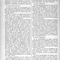 1347 - Page 1342 - Partie scientifique. Travaux originaux. Ictus myocardique, par M. A. Dumas. Symptômes précoces de l’ictus myocardique / Syndromes particuliers que peut revêtir l’ictus myocardique au moment de son installation