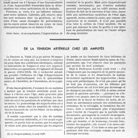 1362 - Page 1359 - Partie scientifique. Travaux originaux. Corps étranger trachéal ignoré et parfaitement toléré / De la tension artérielle chez les amputés